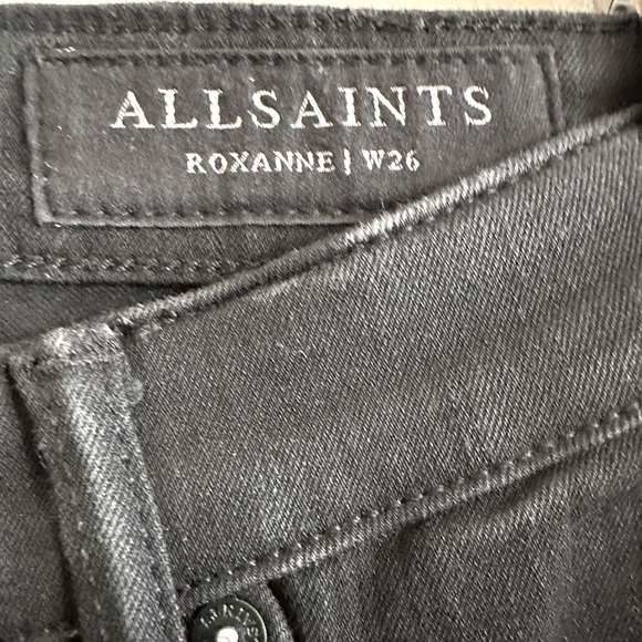 ALL SAINTS - Roxanne Cropped Skinny High Rise Jeans - Picture 6 of 6